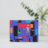 Frauen häufiger als kein Surrealismus Postkarte (Stehend Vorderseite)