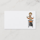 Frauen-HaustierGroomer Visitenkarte (Rückseite)