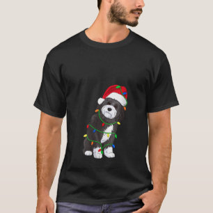 Frauen Havanese Hund Weihnachtsbaum Lichter Urlaub T-Shirt