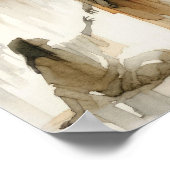 Frauen heilen - digitale Wasserfarbe Jesus Poster (Ecke)