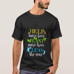 Frauen helfen Bienen beim T-Shirt von Bienen