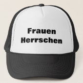 Frauen Herrschen Truckerkappe (Vorderseite)