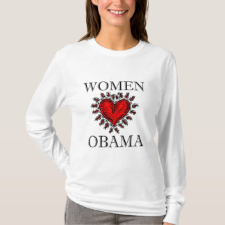 Frauen-Herz Obama T-Shirt