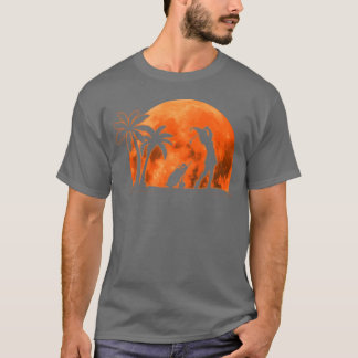 Frauen Hexen spielen Golf Halloween lustig T-Shirt