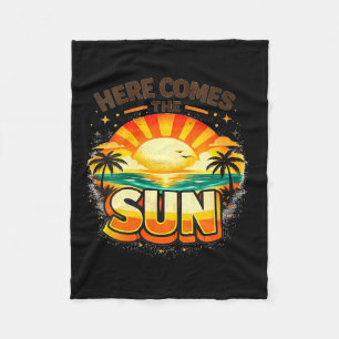 Frauen Hier kommt die Sonne Fleecedecke