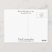 Frauen! Hilfe für Amerikas Söhne Postkarte (Rückseite)