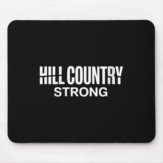 Frauen Hill Country Strong Texas Pride Quote V-nec Mousepad (Vorne)