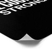 Frauen Hill Country Strong Texas Pride Quote V-nec Poster (Ecke)