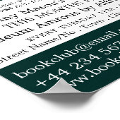 Frauen hinter Buch, Buchklubwerbung Poster (Ecke)