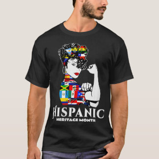 Frauen Hispanic Heritage Month Frau Latino Land T-Shirt
