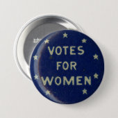 Frauen Historisches Star-Suffrage-Button Button (Vorne & Hinten)