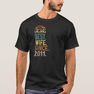 Frauen Hochzeit Jahr Design Best Husband Sin T-Shirt