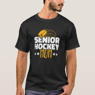 Frauen Hockey Mama Hockey Eishockey Eishockey Eis T-Shirt