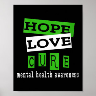 Frauen hoffen Liebe Heilung psychischer Gesundheit Poster
