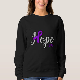 Frauen hoffen, Lupus Autoimmunerkrankung Lila Mult Sweatshirt