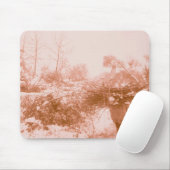 Frauen-Holz-Sammler Mousepad (Mit Mouse)