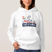 Frauen Hoodie Amsterdam (Vorderseite)