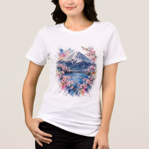 Frauen-Hoodie mit Aquarell-Muster des Kirschblüten