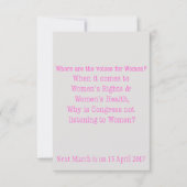 Frauen hören (2017) einladung (Vorderseite)