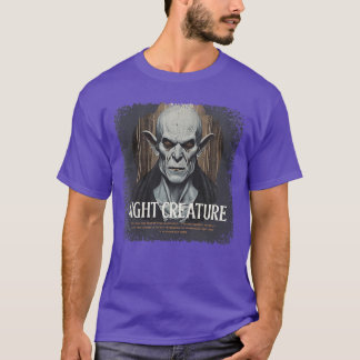 Frauen Horrorfilm Monster V-Ausschnitt Mädchen T-Shirt