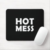 Frauen Hot Mess - Mütter Niedlicher Junge Mutter M Mousepad (Mit Mouse)