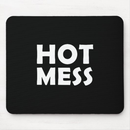 Frauen Hot Mess - Mütter Niedlicher Junge Mutter M Mousepad (Vorne)