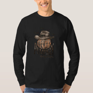 Frauen Howdy Pumpkin Gaga Halloween Gaga T-Shirt
