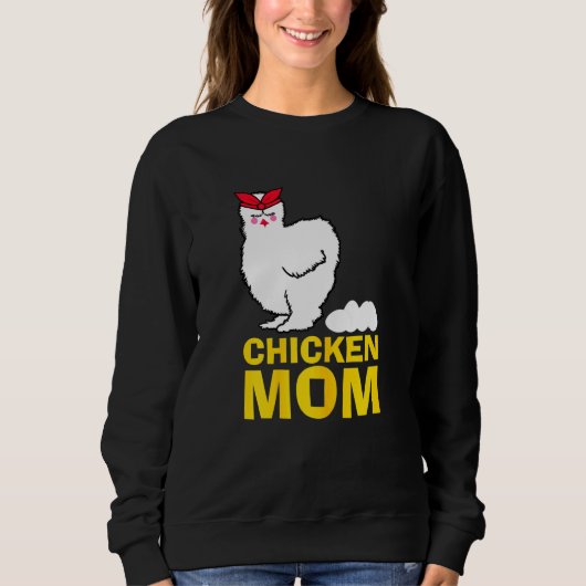 Frauen Hühner Mama Bauer Mama Hühnermutter Hühner  Sweatshirt (Vorderseite)