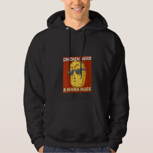 Frauen Hühnernugs und Mama Hugs Kleinkind Funny Ch Hoodie