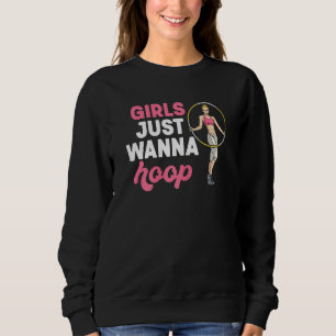 Frauen Hula Hoop Fitness Sporttraining Hooping H Sweatshirt