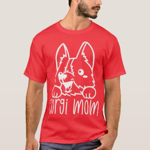 Frauen Hund Welpe Mama Welsh Corgi Eigentümer Love T-Shirt