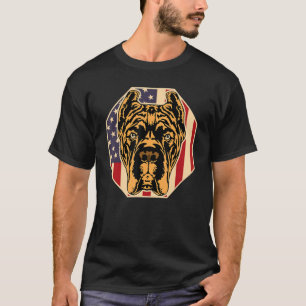 Frauen Hunde Flagge Cane Corso Mama 2 T-Shirt