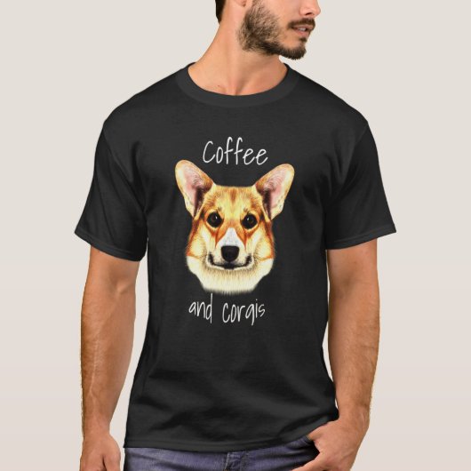 Frauen Hunde Mama Corgi T-Shirt (Vorderseite)