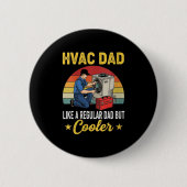 Frauen Hvac Vater aber Cooler Mens Funny Hvac Tech Button (Vorderseite)