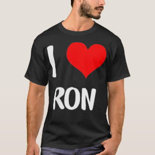 Frauen I Liebe RON valententin sorry Ladys Typ hör T-Shirt