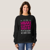 Frauen, ich bin die Schwester der Mitte, ich bin d Sweatshirt (Vorne ganz)