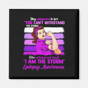 Frauen Ich bin die Storm Epilepsy-Kriegerin Magnet