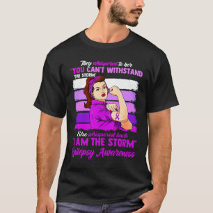 Frauen Ich bin die Storm Epilepsy-Kriegerin T-Shirt