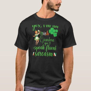 Frauen Ich bin eine irische Oma St Patrick's Day W T-Shirt