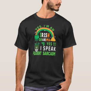Frauen Ich bin eine irische Oma St Patrick's Day W T-Shirt