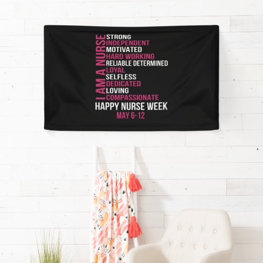 Frauen ich bin eine Krankenschwester glückliche Kr Banner (Insitu)