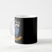 Frauen Ich bin netter nach Kickboxen Design für ei Kaffeetasse (Vorderseite Links)