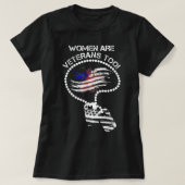 Frauen, ich bin nicht die Ehefrau der Veteranen, i T-Shirt (Design vorne)