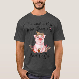 Frauen, ich bin nur ein Mädchen, das Schweine und  T-Shirt