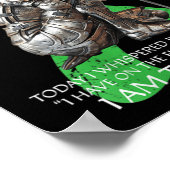 Frauen Ich bin Storm Non Hodgkins Lymphom Christli Poster (Ecke)