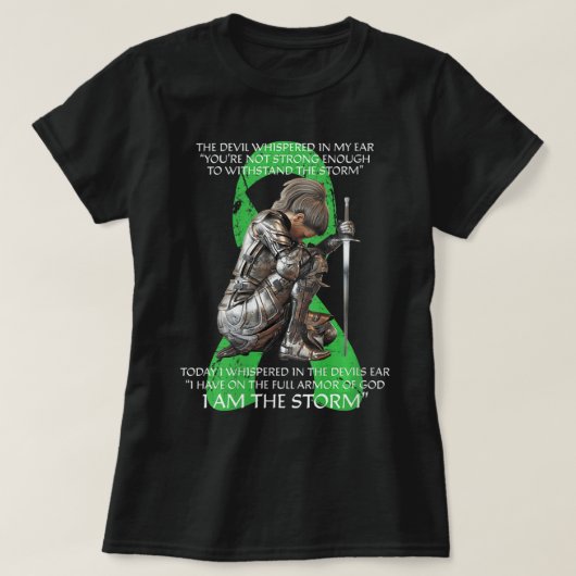Frauen Ich bin Storm Non Hodgkins Lymphom Christli T-Shirt (Design vorne)