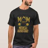 Frauen Ich habe zwei Titel Mama- und Medizinassist T-Shirt (Vorderseite)