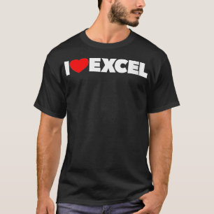 Frauen ich Liebe Herz Excel VNeck T-Shirt