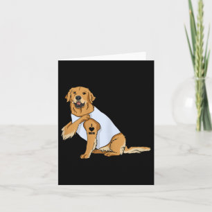 Frauen ich Liebe Mama Tattoo Retriever Hunde Mütte Karte