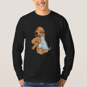 Frauen ich Liebe Mama Tattoo Shar Pei Mama Hunde F T-Shirt